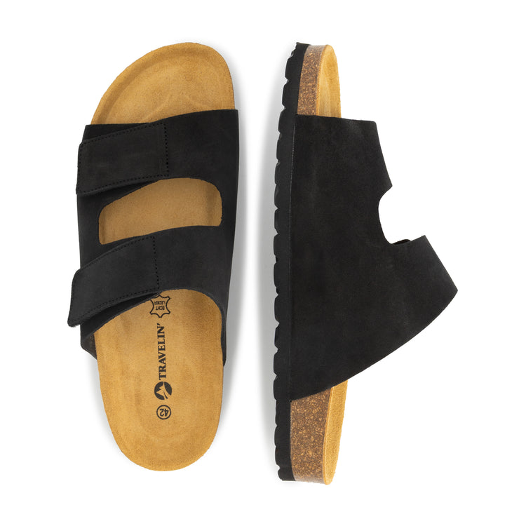 Allinge Men - Sandals - Suede - Black UPD
