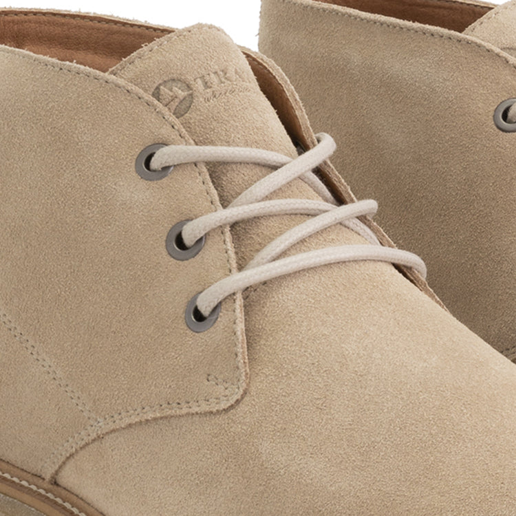Redhill Men - Mid lace-up shoes - Suede - Sand DFW