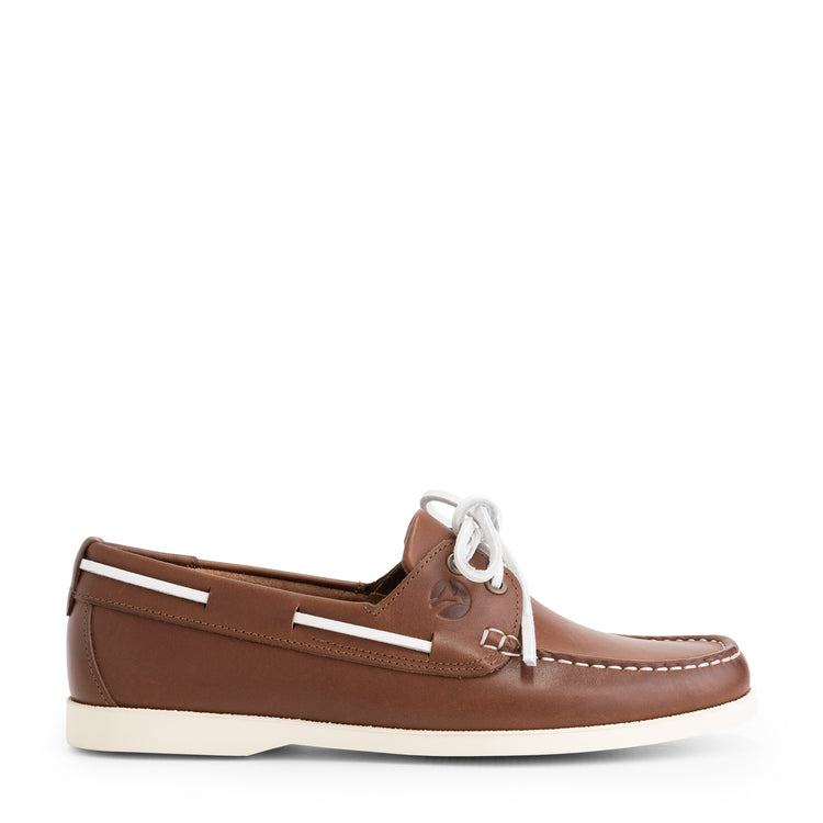 Ebeltoft Women - Boat shoes - Leather - Brown R