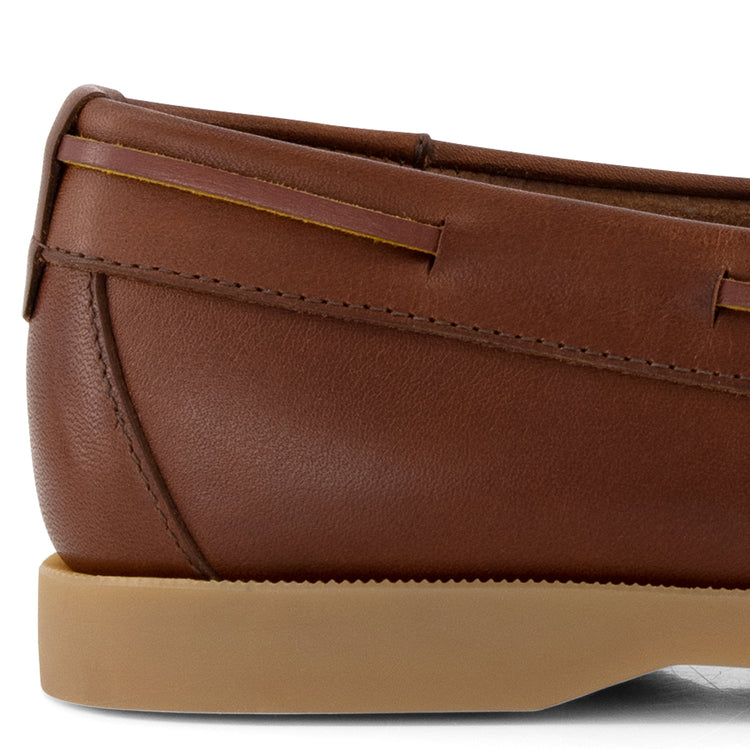 Exmouth Men - Boat shoes - Leather - Brown DFH