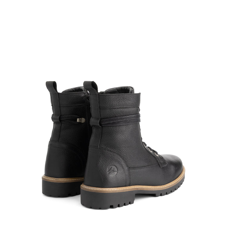 Trongsberg Men - Lace-up boots - Wool-lined - Black BD