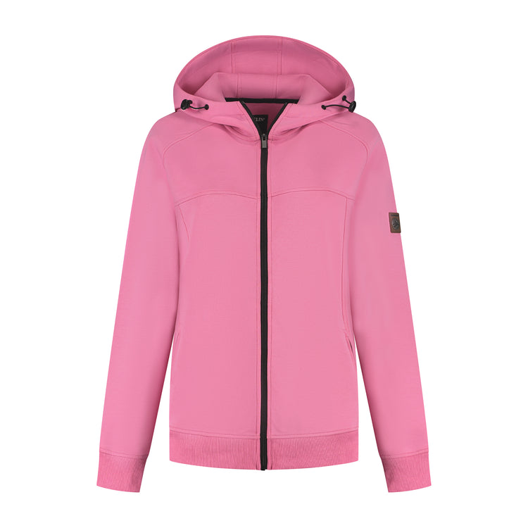 Silje Women - Outdoor cardigan - Sweater - Pink F