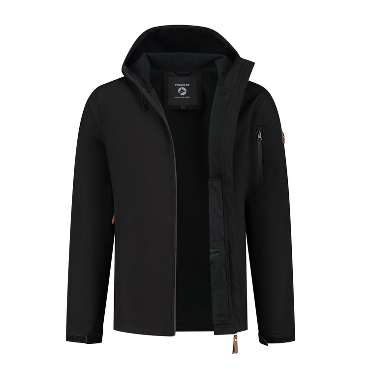 Sverre Men - Softshell jacket - Waterproof - Black CVO