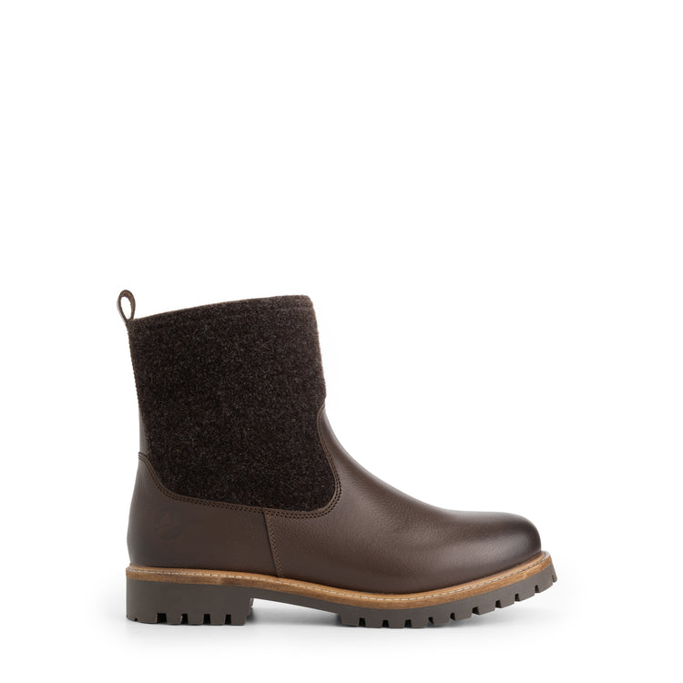 Gotaland Men - Ankle boots - Wool/Felt - Dark brown R