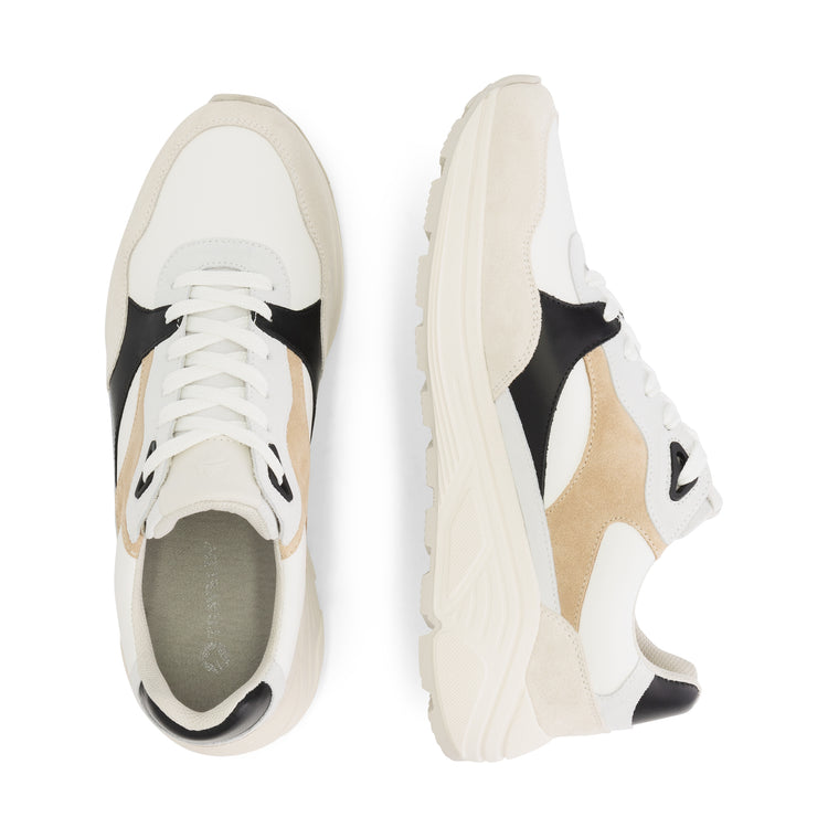 Rushden Men - Sneakers - Leather - Sand/Black UPD