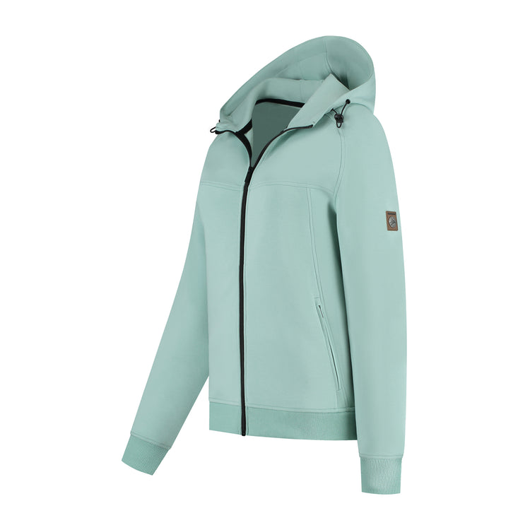 Sanna Women - Outdoor cardigan - Sweater - Green FL