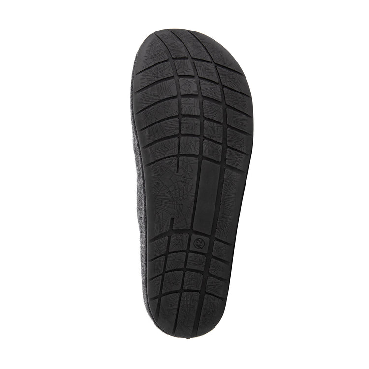Come Home Men - House slippers - Wool - Dark grey UNS