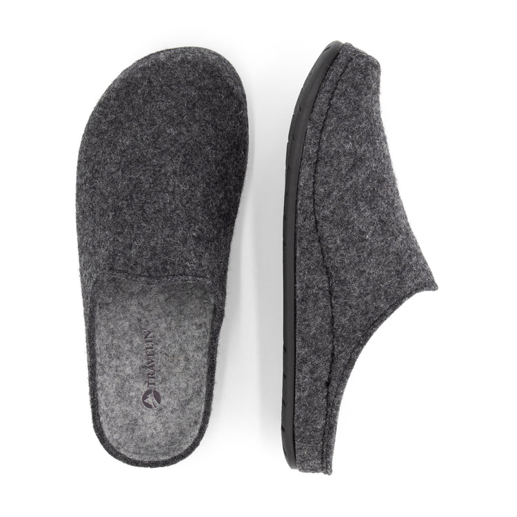 Come Home Women - House slippers - Wool - Dark grey UPD
