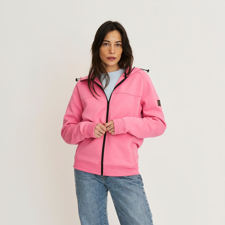 Silje Women - Outdoor cardigan - Sweater - Pink MV