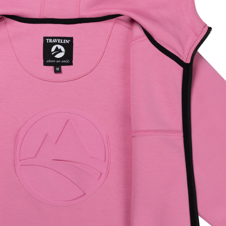 Silje Women - Outdoor cardigan - Sweater - Pink DCI