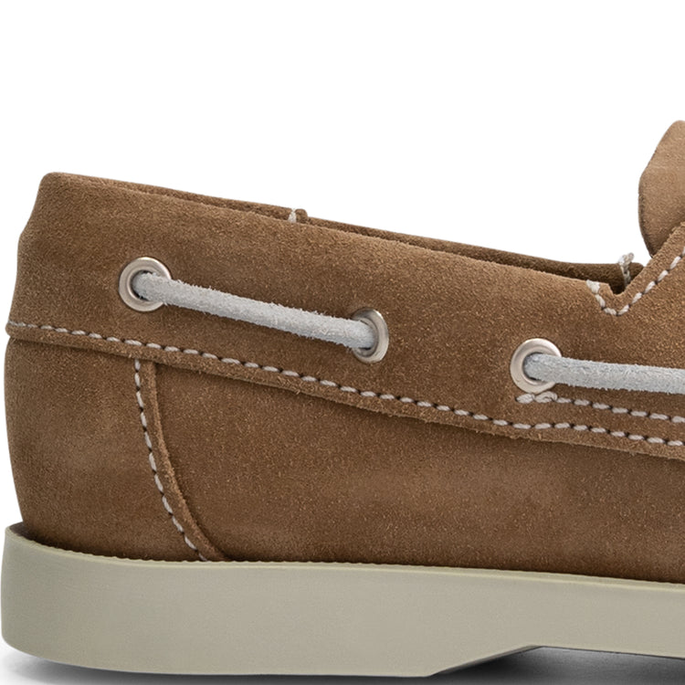Foss Kids - Boat shoes - Suede - Light brown DFH
