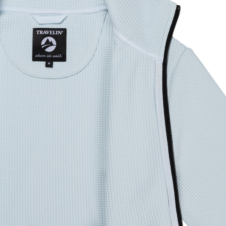 Pia Women - Outdoor cardigan - Light blue DCI