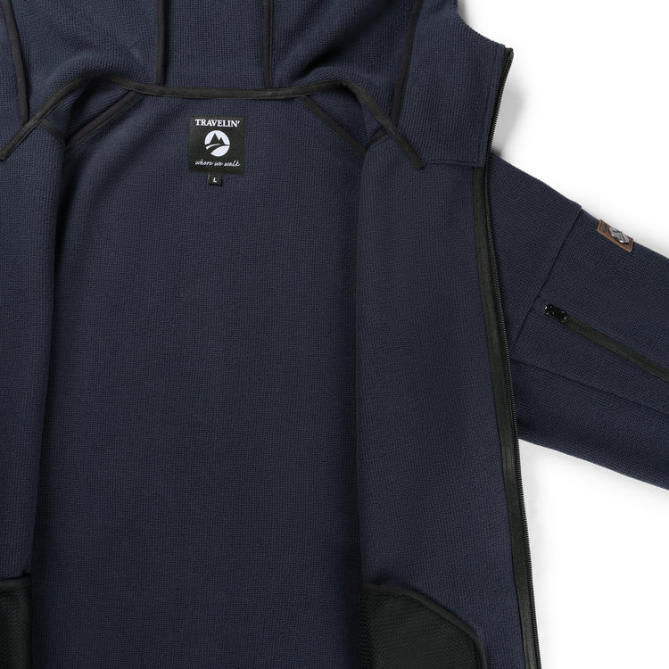 Bjorn Men - Outdoor cardigan - Navy DCI