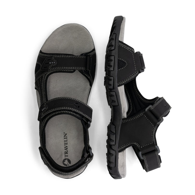 Horten Men - Hiking sandals - Black UPD