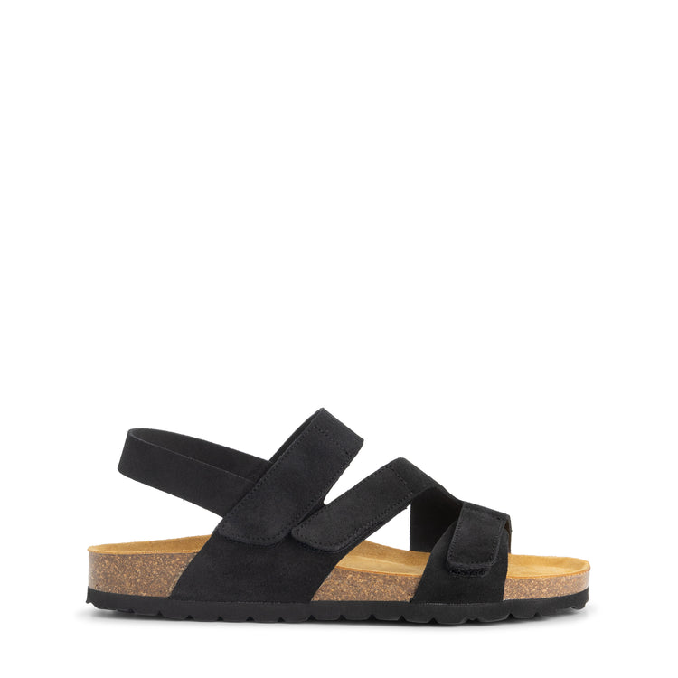 Hedeby Men - Sandals - Suede - Black R
