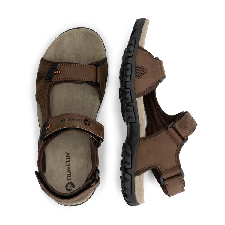 Horten Men - Hiking sandals - Brown UPD