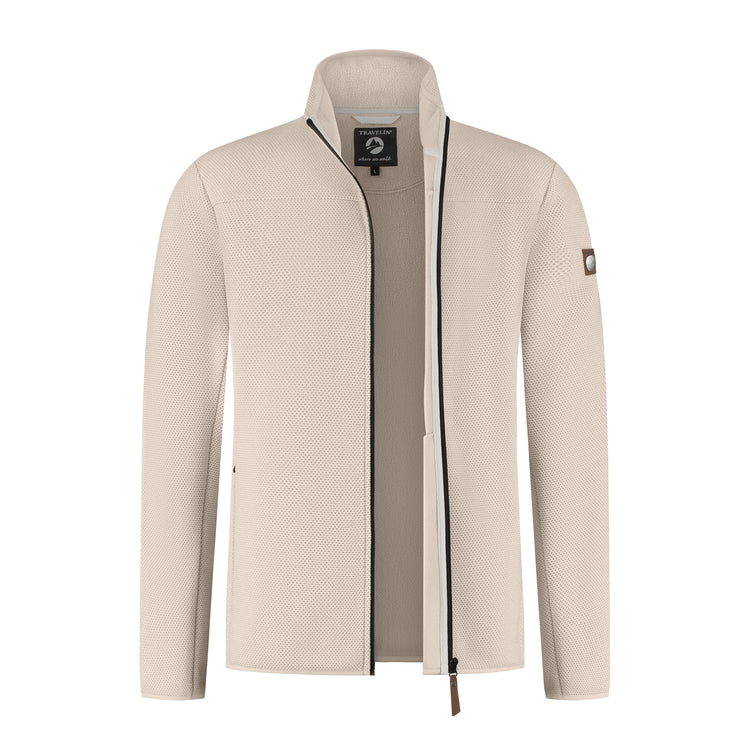Lars Men - Outdoor cardigan - Sand CVO