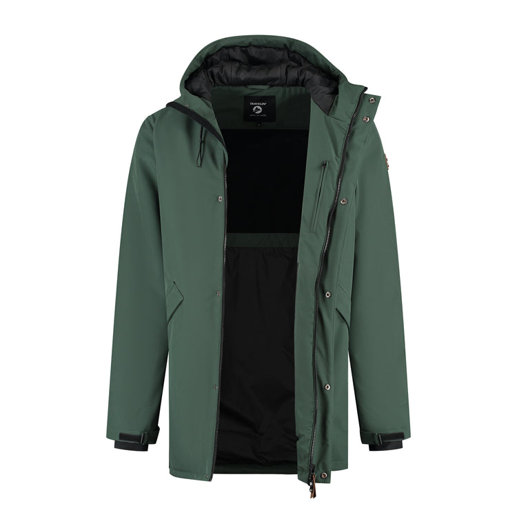 Enok Men - Softshell jacket - Padded - Dark green CVO