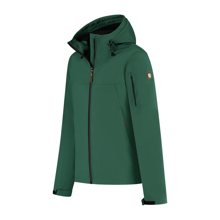 Stian - Waterproof softshell jacket - Men - Dark green FL