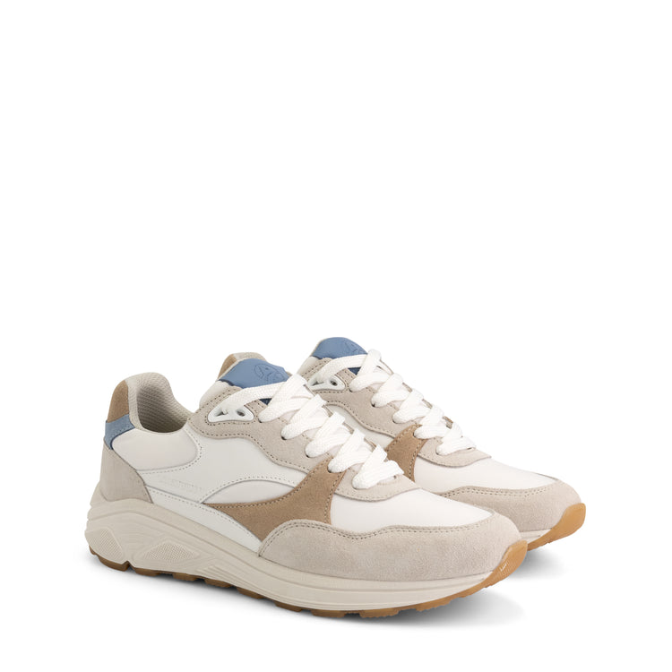 Rayleigh Women - Sneakers - Leather - Sand/Blue FRD