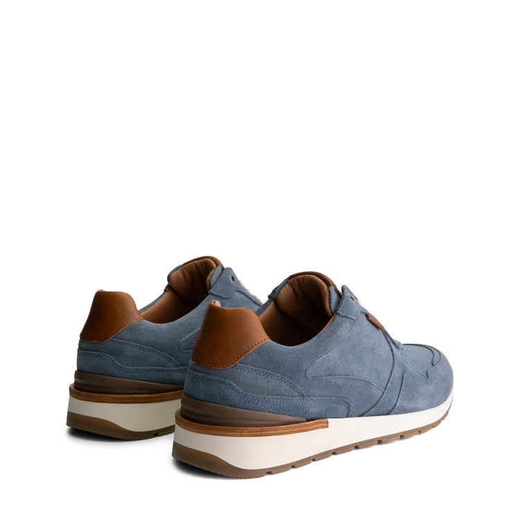 Newberry Men - Sneakers - Canvas and suede - Blue BD