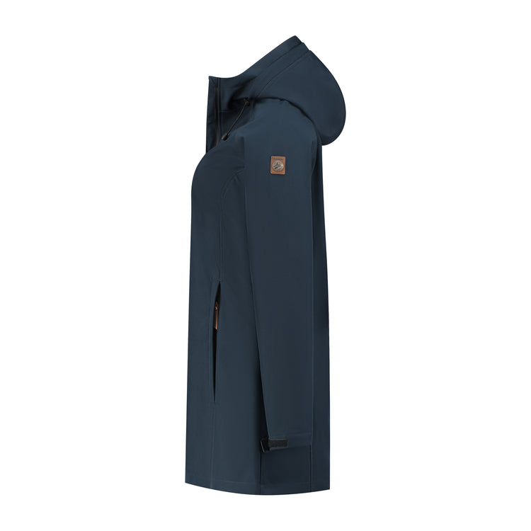 Tuula Women - Softshell jacket - Waterproof - Navy L