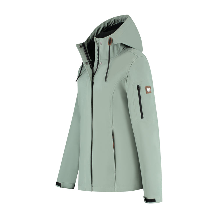 Malika Women - Softshell jacket - Waterproof - Green FL