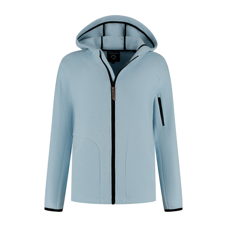 Bryndis Women - Outdoor cardigan - Light blue F