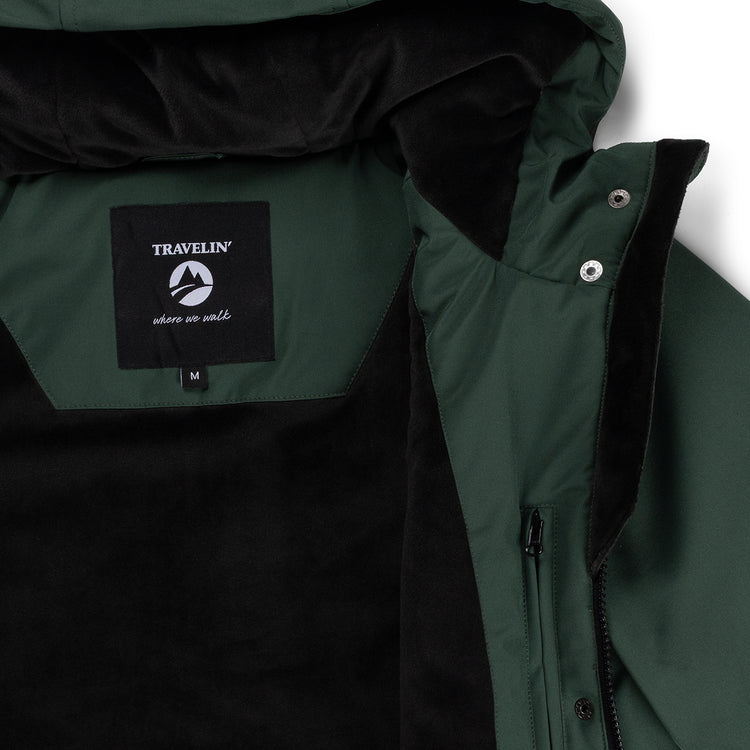 Elina Women - Softshell jacket - Padded - Dark green DCI