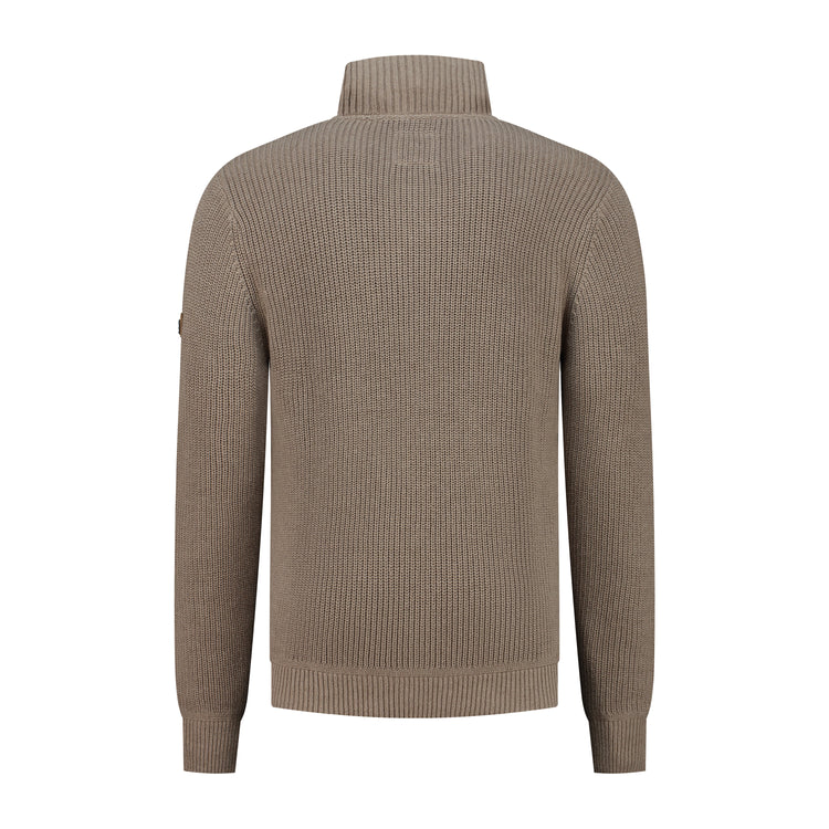 Brecon Men - Sweater - Cashmere blend - Sand B