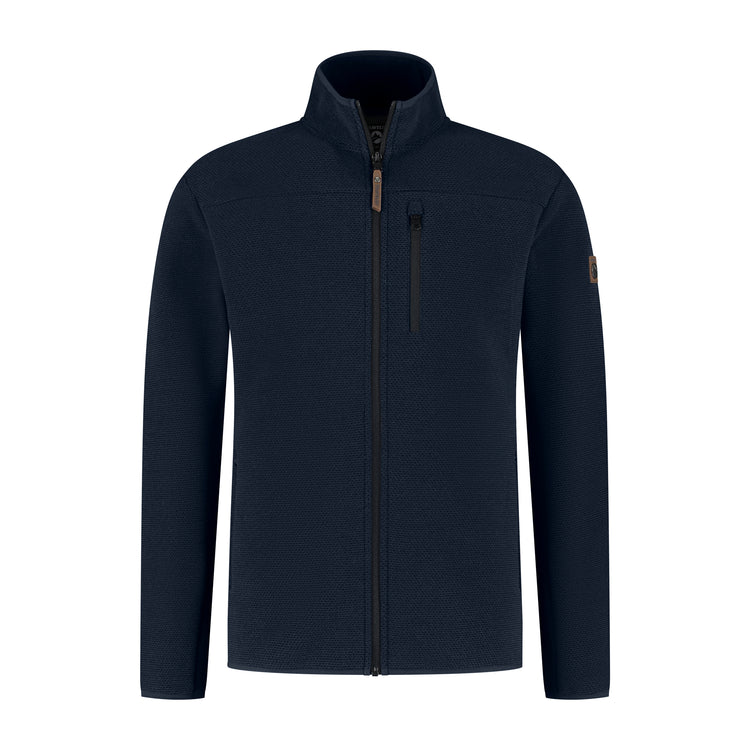 Lars Men - Outdoor cardigan - Navy F