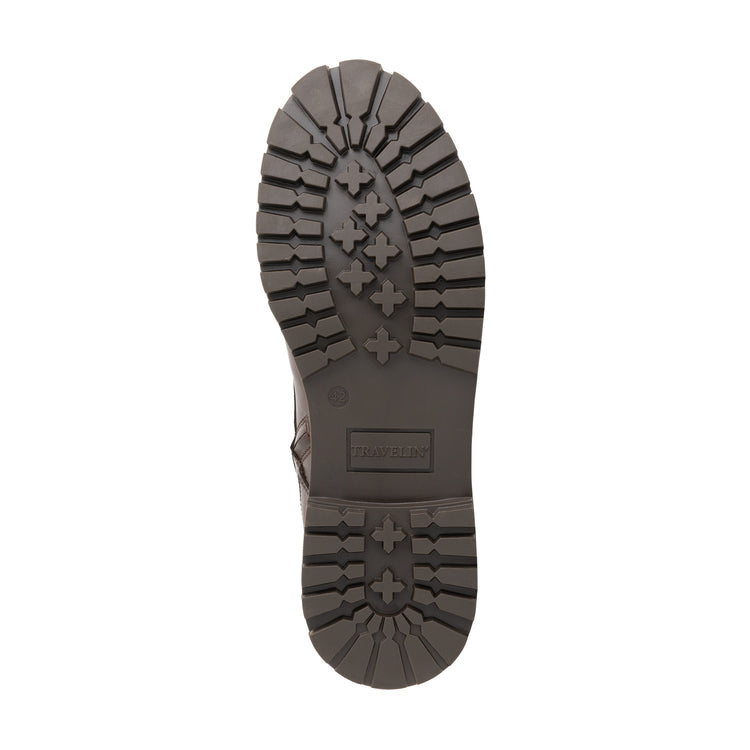 Kvaloya Men - Lace-up boots - Leather - Dark brown UNS