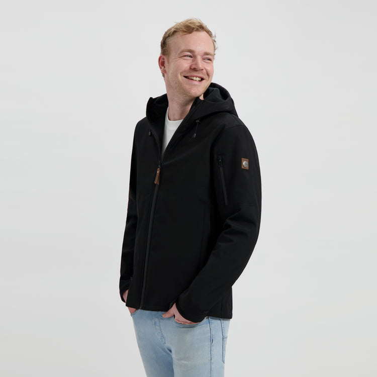 Sverre Men - Softshell jacket - Waterproof - Black MV