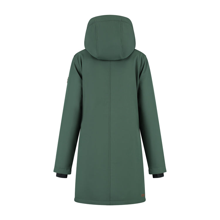 Elina Women - Softshell jacket - Padded - Dark green B
