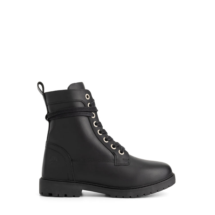 Kafjord Women - Lace-up boots - Wool-lined - Black R