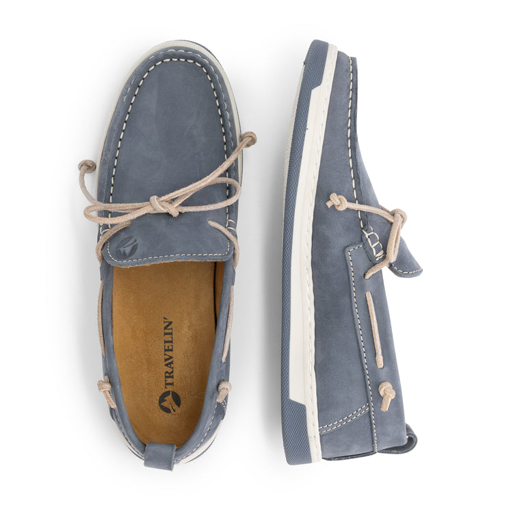 Falmouth Women - Boat shoes - Nubuck - Blue UPD