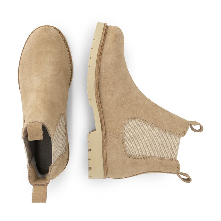 Skovdal Women - Chelsea boots - Suede - Sand UPD