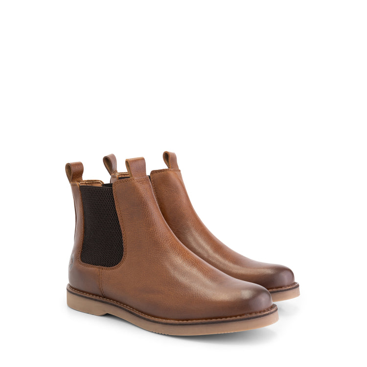 Charente Women - Ankle Booties - Leather - Cognac FRD