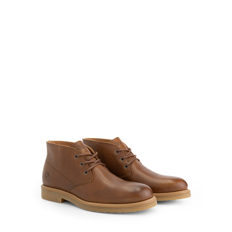 Ryhall - Leather lace-up shoes - Men - Cognac FRD