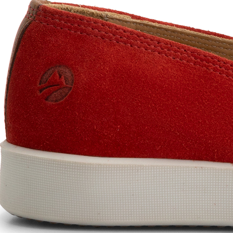 Tours Women - Low-top - Nubuck - Red DFH