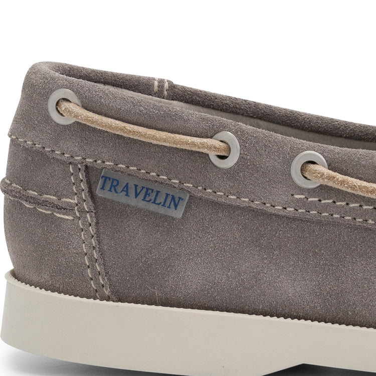 Penzance Women - Boat shoes - Suede - Grey DFH