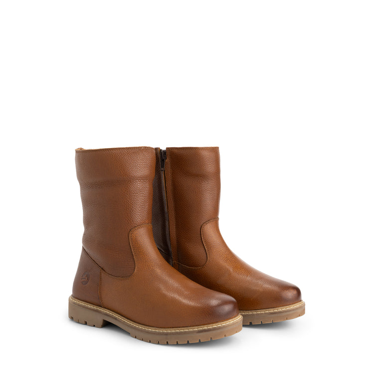 Bykland Women - Boots - Wool-lined - Cognac FRD