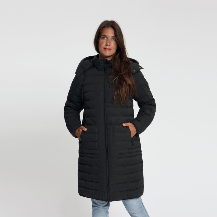 Saga Women - Puffer Winter Jacket - Waterproof - Black MV