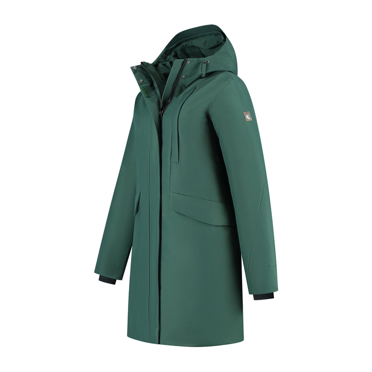 Linea Women - Parka - Waterproof - Dark green FL