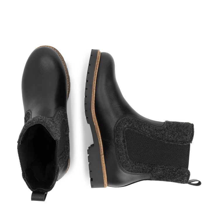 Okstindal Women - Chelsea boots - Wool/Felt - Black UPD