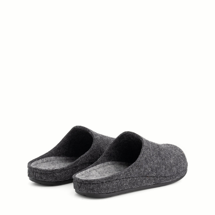 Come Home Women - House slippers - Wool - Dark grey BD