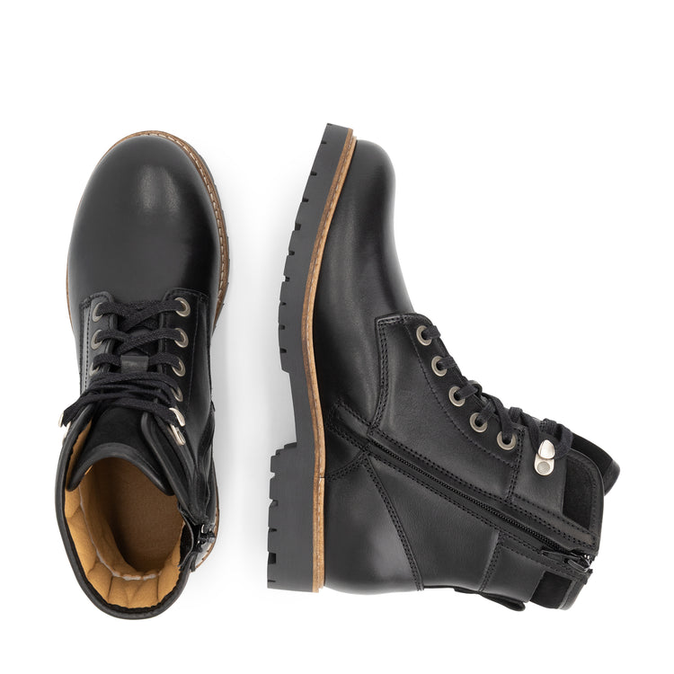 Seiland Women - Lace-up boots - Leather - Black UPD