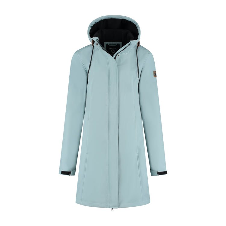 Erika - Waterproof softshell jacket - Women - Light blue F
