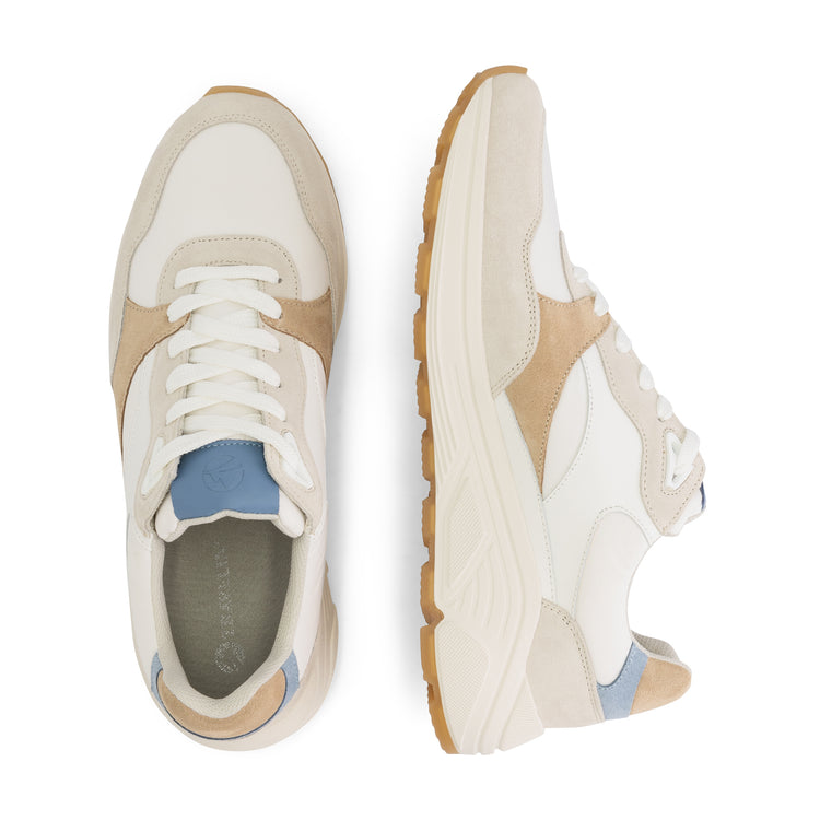 Romsey Men - Sneakers - Leather - Sand/Blue UPD