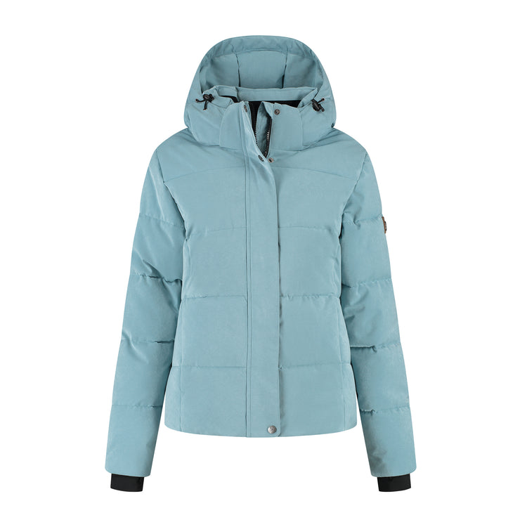 Norra Women - Puffer jacket - Water-resistant - Light blue F